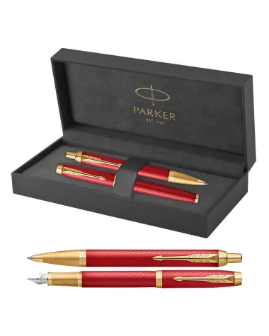 Długopis i Pióro Parker IM Premium Czerwony GT (2143644/5)