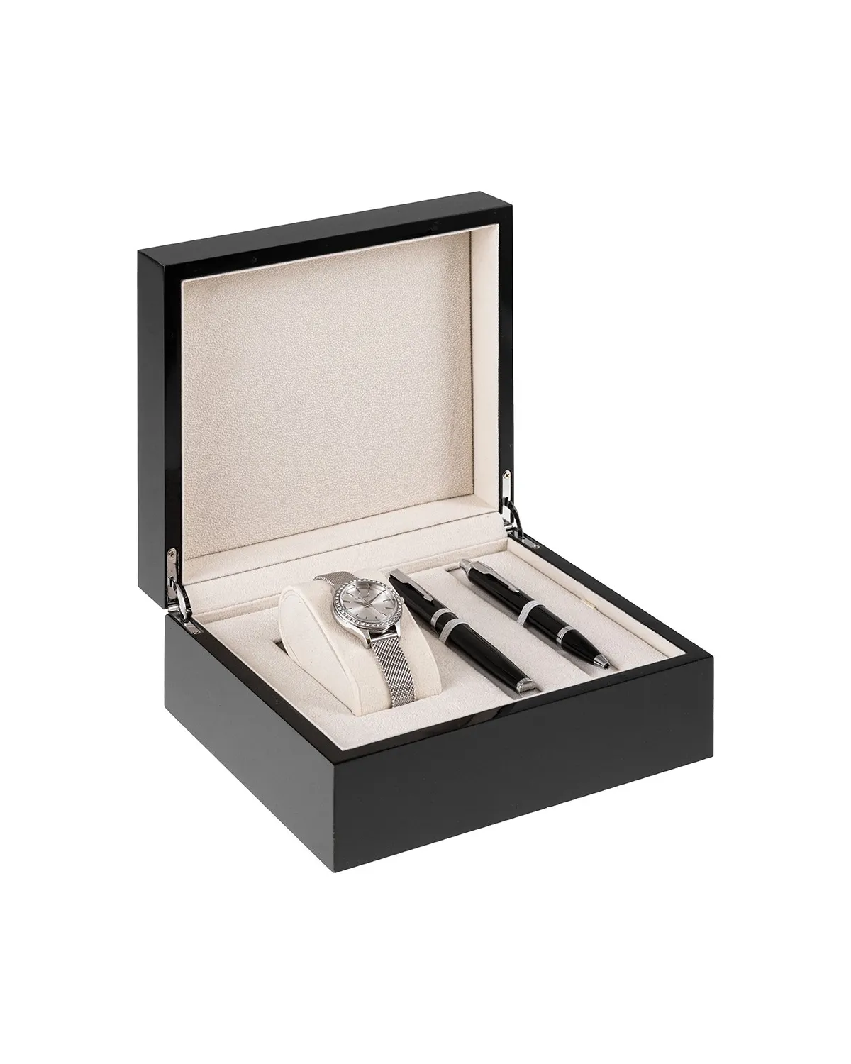 Zestaw Długopis Parker IM Czarny CT + Zegarek Paul Lorens (1931665/5)