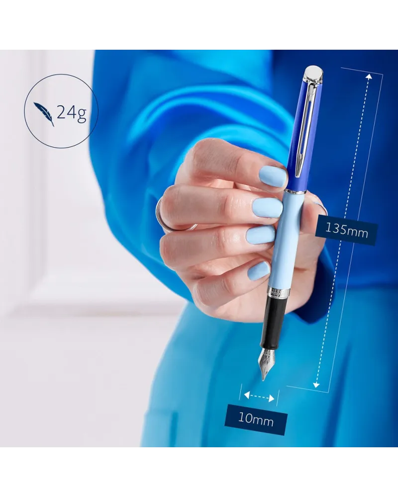 Pióro wieczne Waterman Hemisphere Color-Block Blue GT (2179924)