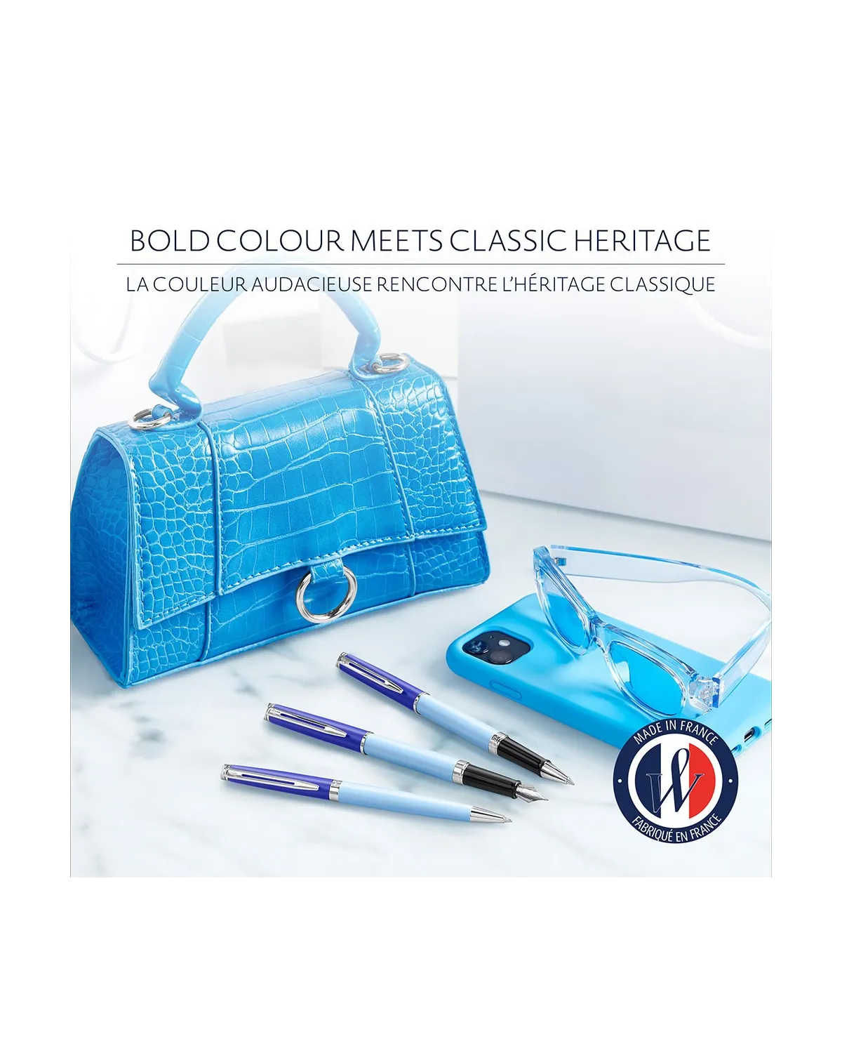 Pióro wieczne Waterman Hemisphere Color-Block Blue GT (2179924)