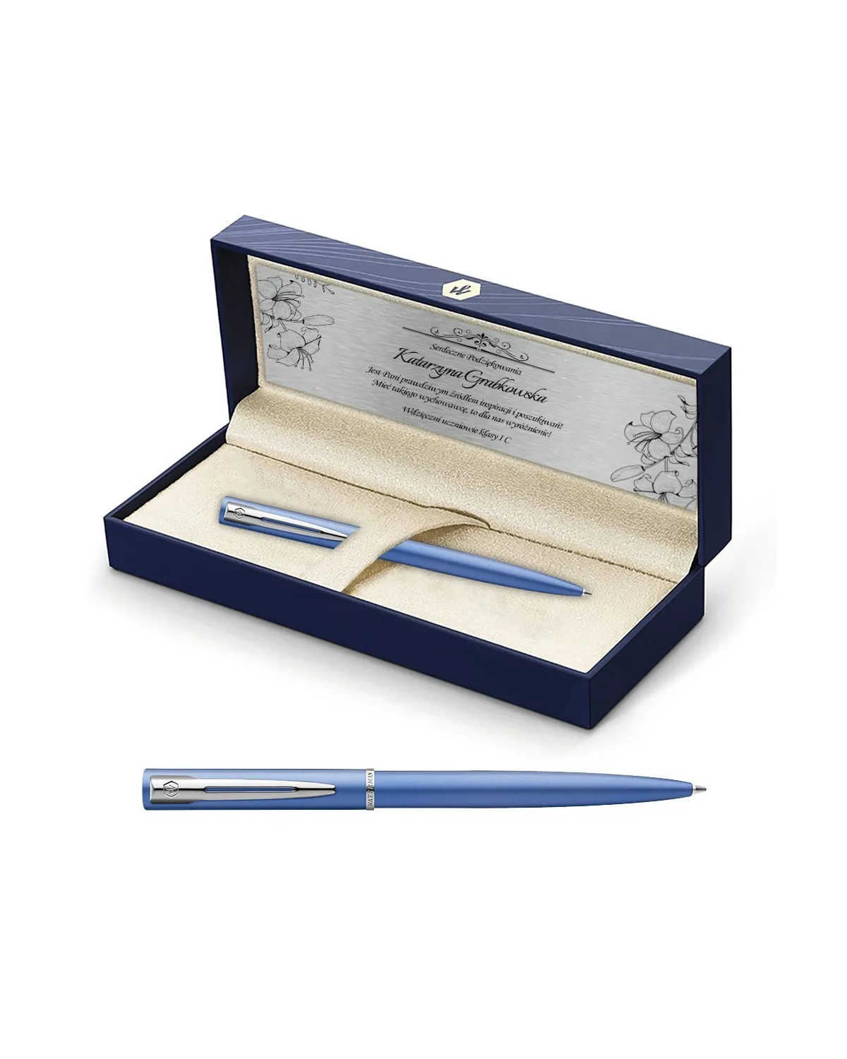 Długopis Waterman Allure niebieski CT w Pudełku z Grawerem (2068191/1) Długopis Waterman Allure niebieski CT w Pudełku z Grawerem (2068191/1)