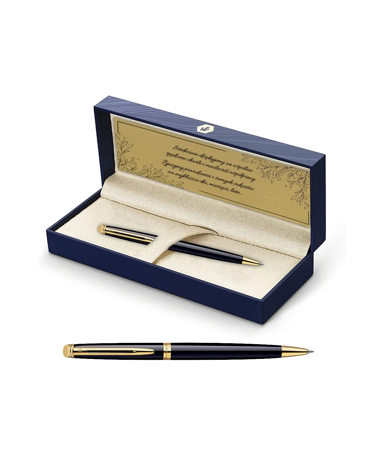 Długopis Waterman Hemisphere czarny GT w Pudełku z Grawerem (S0920670/3)