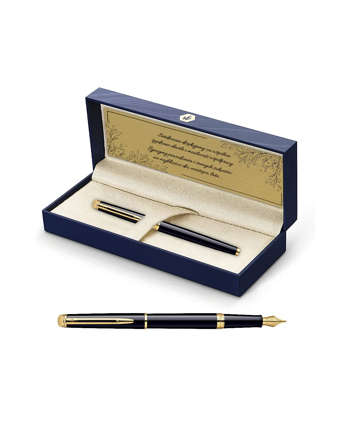 Pióro wieczne Waterman Hemisphere czarne GT w Pudełku z Grawerem (S0920610/2)
