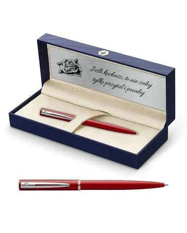 Długopis Waterman Allure czerwony CT w Pudełku z Grawerem (2068193/3)