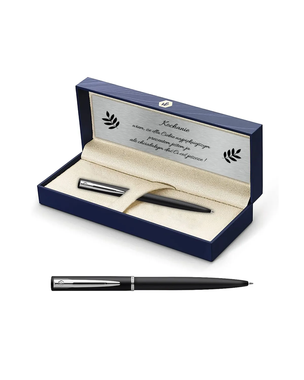 Długopis Waterman Allure czarny matowy CT w Pudełku z Grawerem (2068192/7)