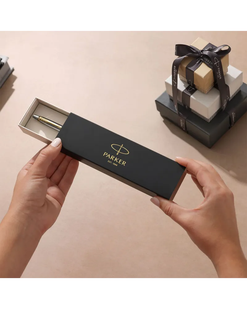 Długopis Parker Jotter Stalowy Matowy GT (1953182)