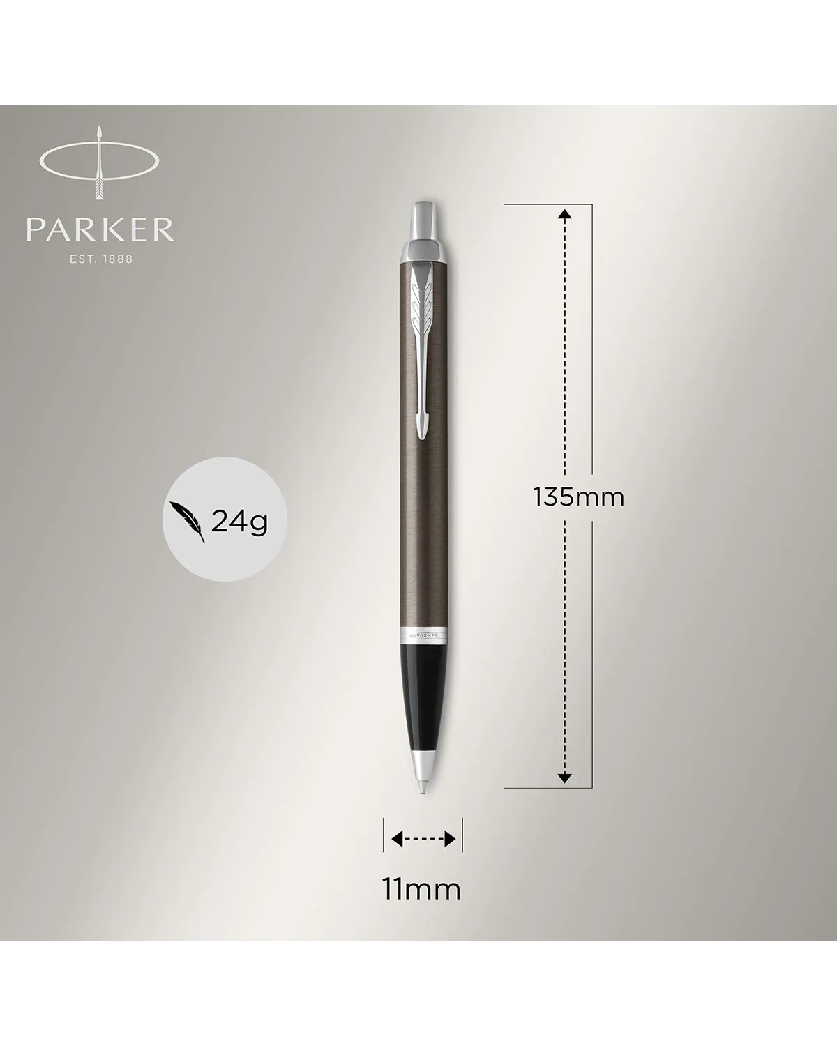 Długopis Parker IM Dark Espresso CT (1931671) Długopis Parker IM Dark Espresso CT (1931671)