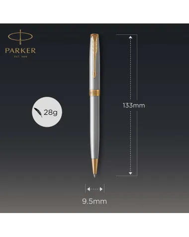 Długopis Parker Sonnet Stalowy GT (1931507)