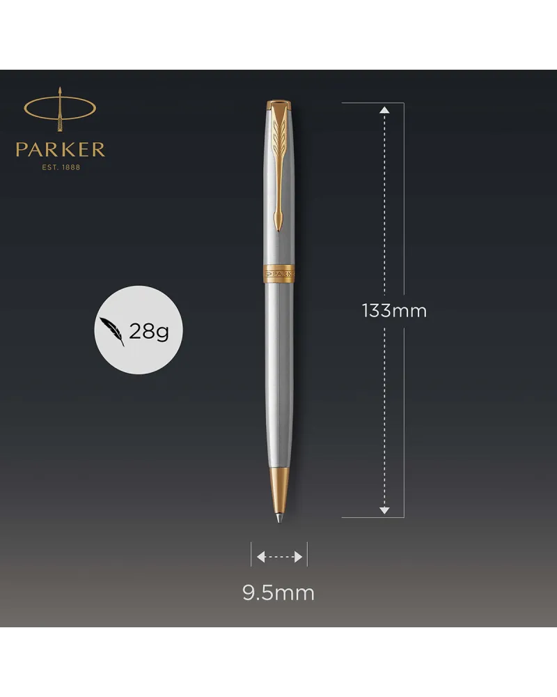 Długopis Parker Sonnet Stalowy GT (1931507)