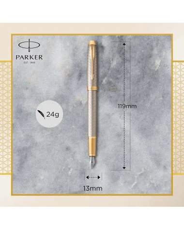 Pióro wieczne Parker IM Premium Warm Gray GT (1931684) Pióro wieczne Parker IM Premium Warm Gray GT (1931684)