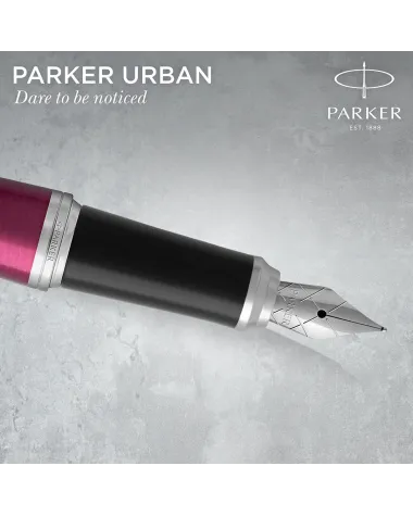 Pióro Parker Różowe, Pióro wieczne Parker Urban Vibrant Magenta CT [1931599] | Parkersklep.com