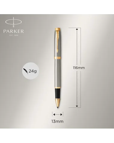 Pióro kulkowe Parker IM brushed metal GT (1931663)
