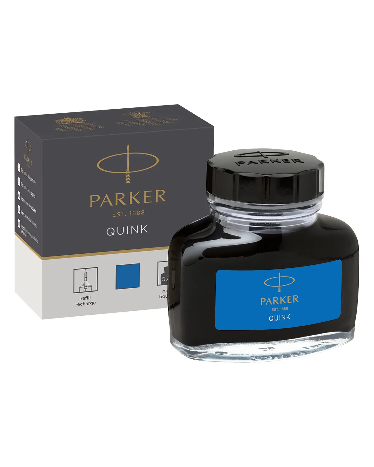 Atrament Parker Błękitny Zmywalny 57ml (1950377)