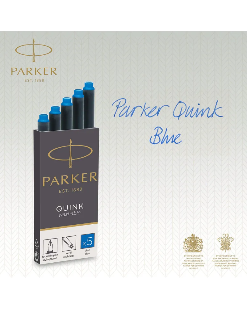Naboje Do Pióra Wiecznego Parker Niebieskie Wymazywalne (1950383) Naboje Do Pióra Wiecznego Parker Niebieskie Wymazywalne (1950383)