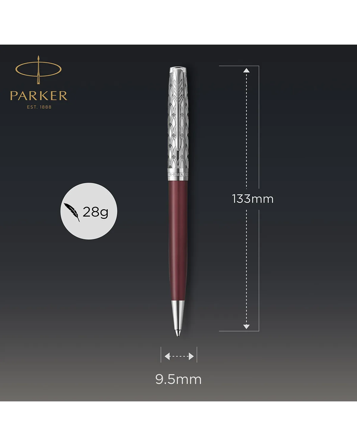 Długopis Parker Sonnet metal red CT (2119783)