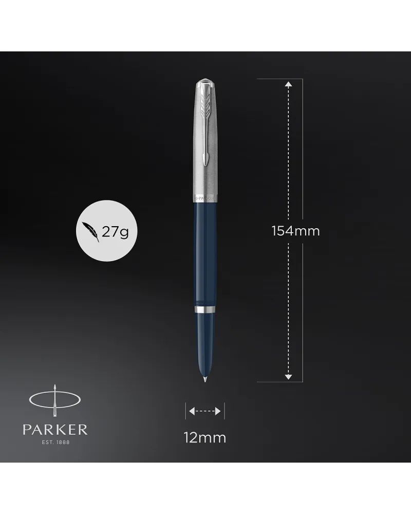 Pióro wieczne Parker 51 midnight blue CT (2123501)