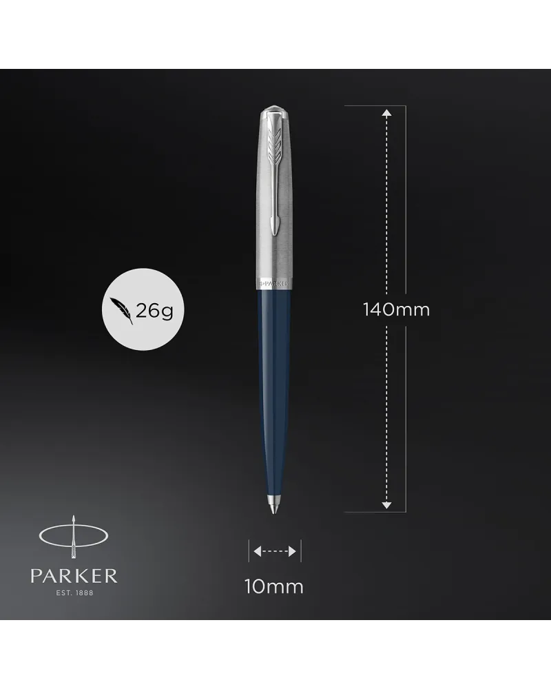 Długopis Parker 51 midnight blue CT (2123503) Długopis Parker 51 midnight blue CT (2123503)