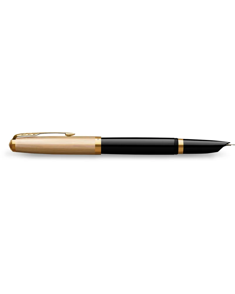 Pióro wieczne Parker 51 Deluxe Czarne GT (2123511)
