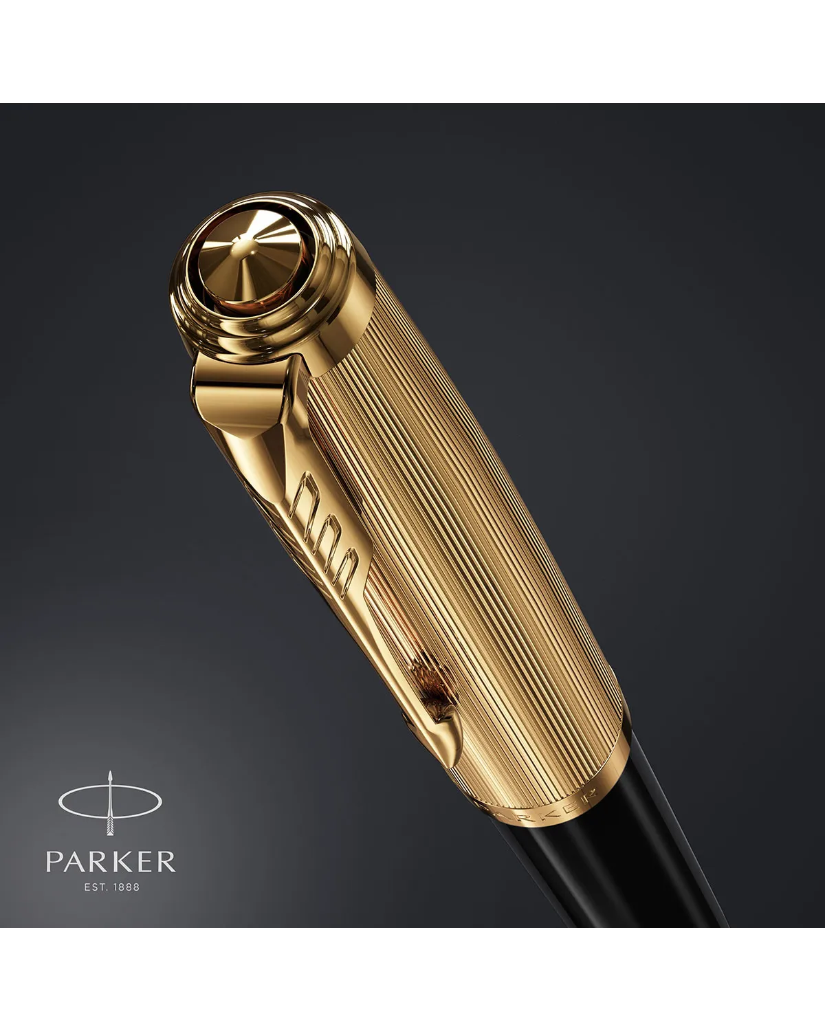 Pióro wieczne Parker 51 Deluxe Czarne GT (2123511)