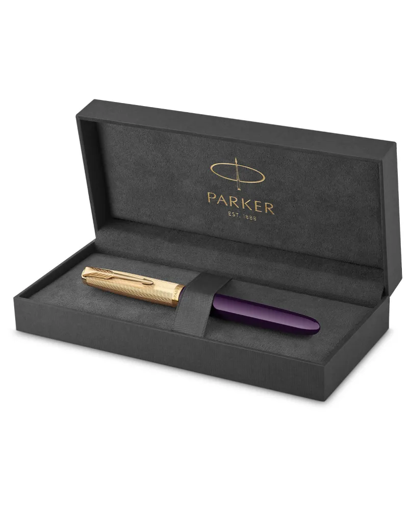 Pióro wieczne Parker 51 Deluxe Plum GT (2123516)