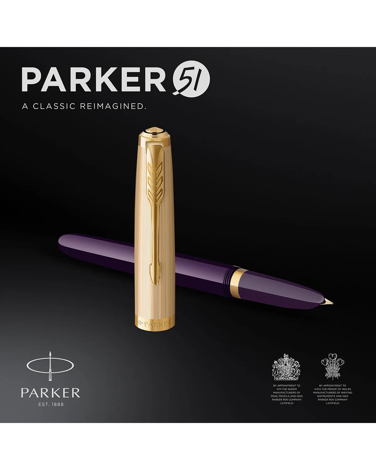 Pióro wieczne Parker 51 Deluxe Plum GT (2123516)