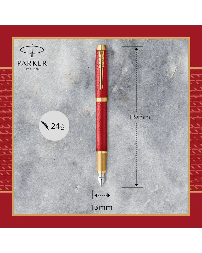 Pióro wieczne Parker IM Premium Czerwone GT (2143650) Pióro wieczne Parker IM Premium Czerwone GT (2143650)