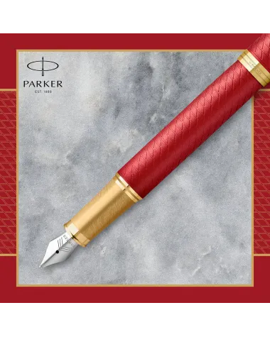 Pióro wieczne Parker IM Premium Czerwone GT (2143650) Pióro wieczne Parker IM Premium Czerwone GT (2143650)