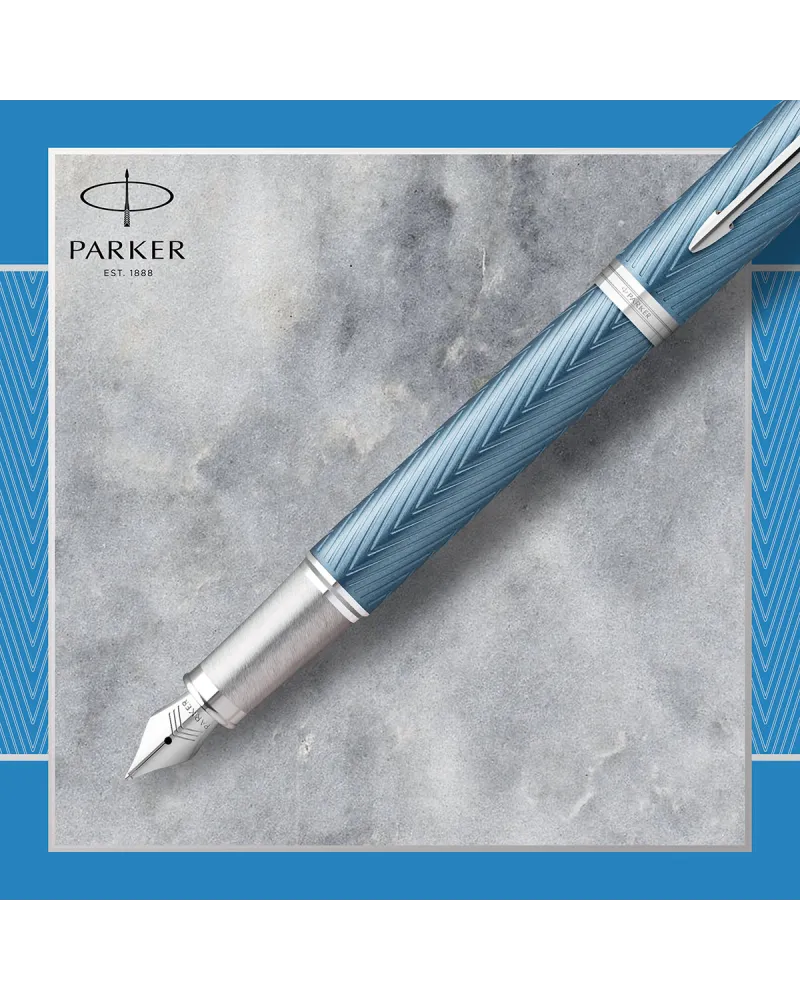 Pióro wieczne Parker IM Premium Niebiesko Szare CT (2143651) Pióro wieczne Parker IM Premium Niebiesko Szare CT (2143651)