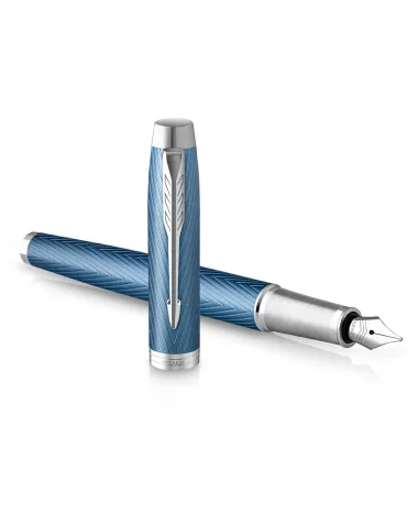 Pióro wieczne Parker IM Premium Niebiesko Szare CT (2143651) Pióro wieczne Parker IM Premium Niebiesko Szare CT (2143651)