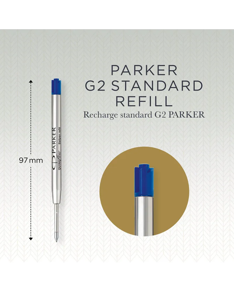 Wkład do długopisu Parker Niebieski "M" 10szt (2119154)