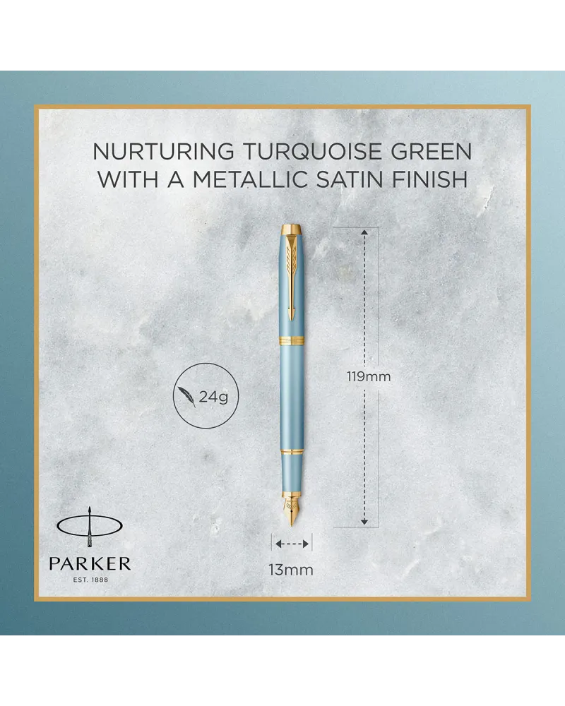 Pióro wieczne Parker IM Rituals Turquoise Green (2203892) Pióro wieczne Parker IM Rituals Turquoise Green (2203892)