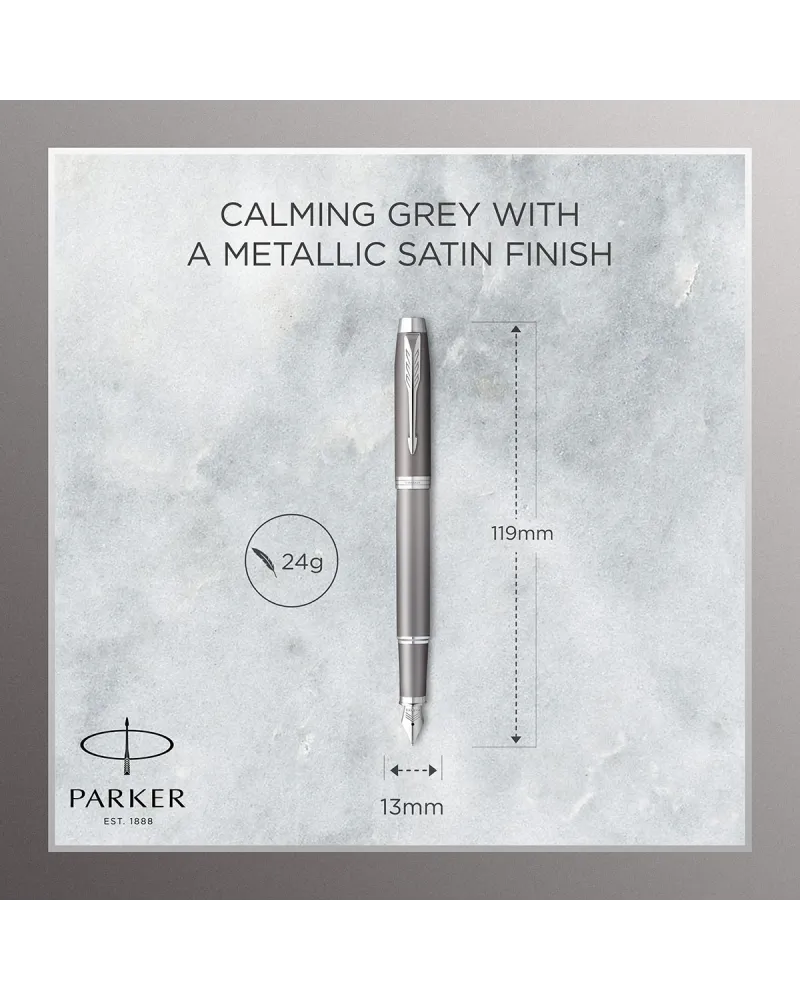 Pióro wieczne Parker IM Rituals Turquoise Grey (2203895)