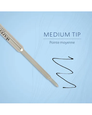 Wkład do długopisu Waterman Czarny "M" (S0944480)