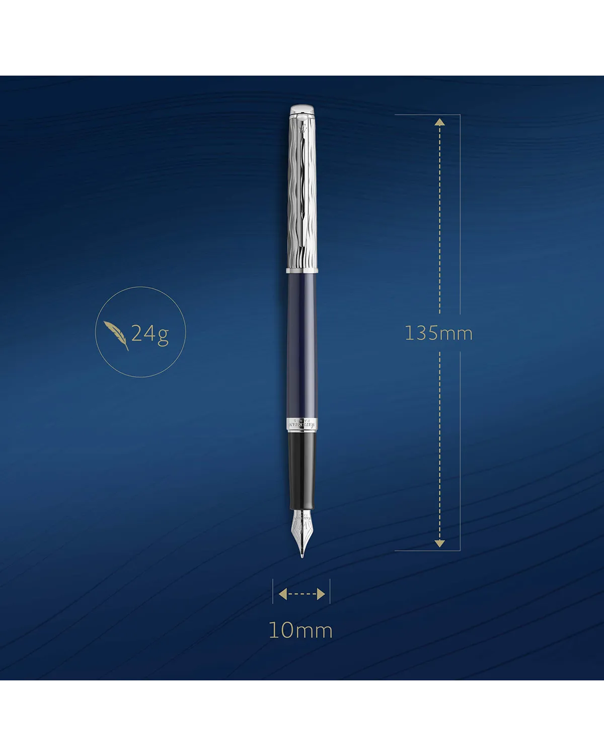 Pióro wieczne Waterman Hemisphere L'essence Du Blue CT (2166467)