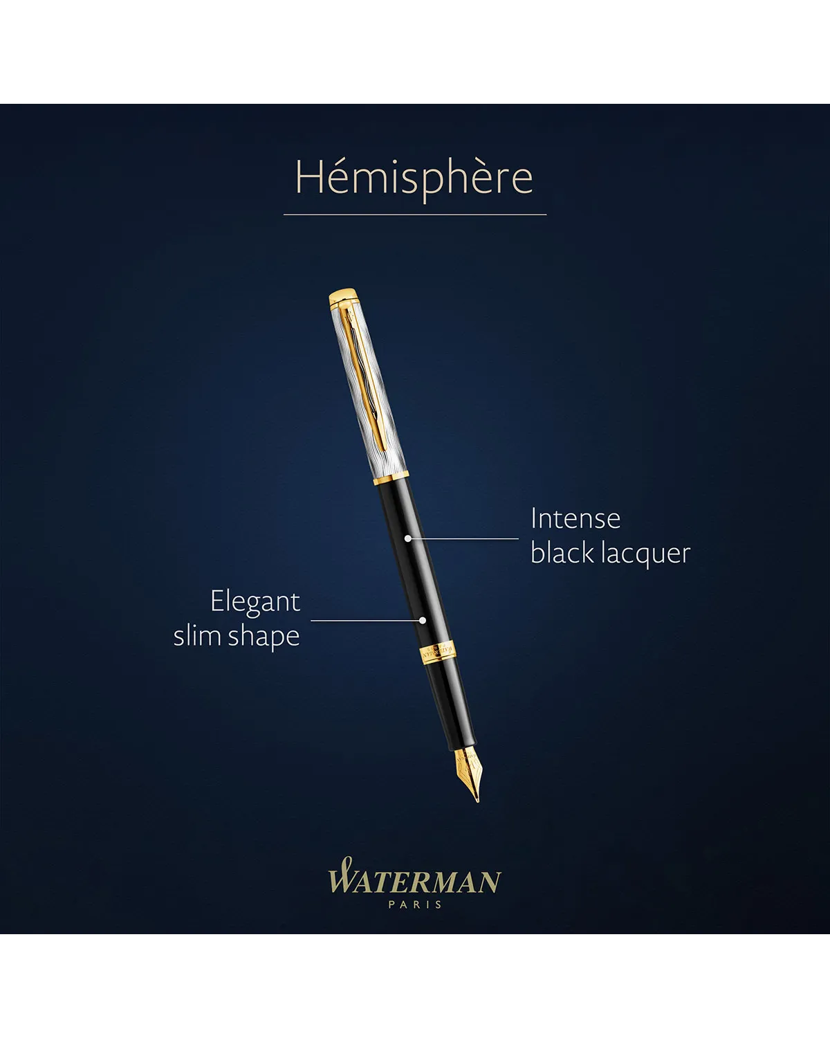 Pióro wieczne Waterman Hemisphere Reflets De Paris GT (2200837)