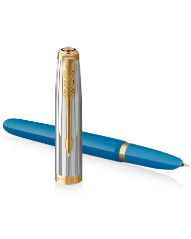 Pióro wieczne Parker 51 Premium Turquoise GT (2169078) Pióro wieczne Parker 51 Premium Turquoise GT (2169078)