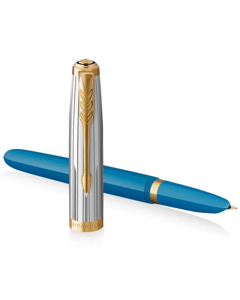 Pióro wieczne Parker 51 Premium Turquoise GT (2169078) Pióro wieczne Parker 51 Premium Turquoise GT (2169078)