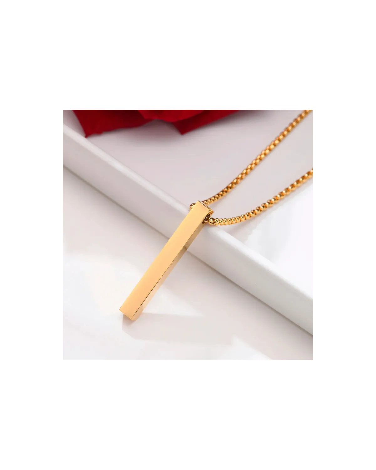 Zestaw Prezentowy Długopis + Pióro Parker IM Brushed Metal GT + Naszyjnik (1931670/18)