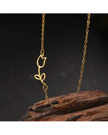 Zestaw Prezentowy Długopis + Pióro Parker IM Professionals Monochrome Champagne + Naszyjnik (2172956/10)