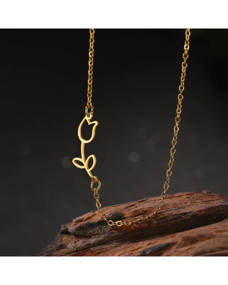 Zestaw Prezentowy Długopis + Pióro Parker IM Professionals Monochrome Champagne + Naszyjnik (2172956/10)