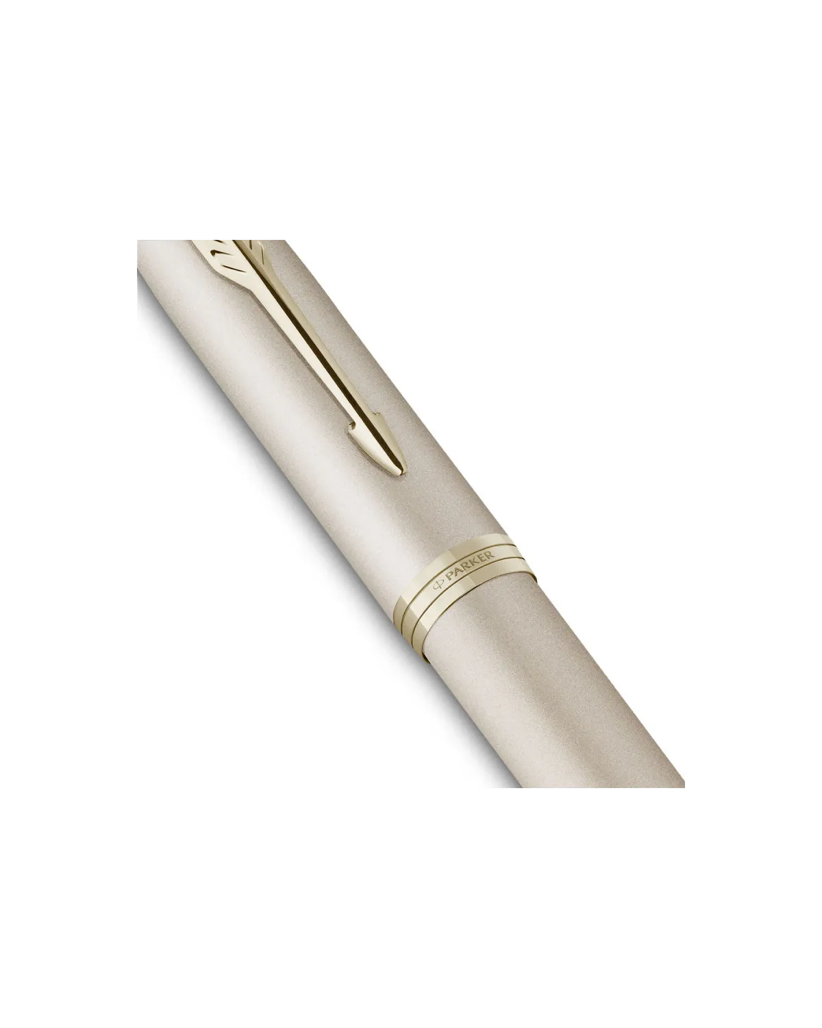 Zestaw Prezentowy Długopis + Pióro Parker IM Professionals Monochrome Champagne + Naszyjnik (2172956/10)