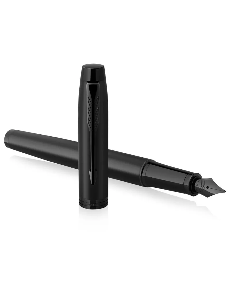 Zestaw Prezentowy Długopis + Pióro  Parker IM Achromatic Czarny + Naszyjnik (2127618/8)