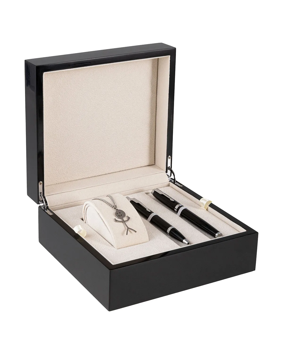 Zestaw Prezentowy Długopis + Pióro Parker IM Czarny CT + Naszyjnik Funny(1931665/11)