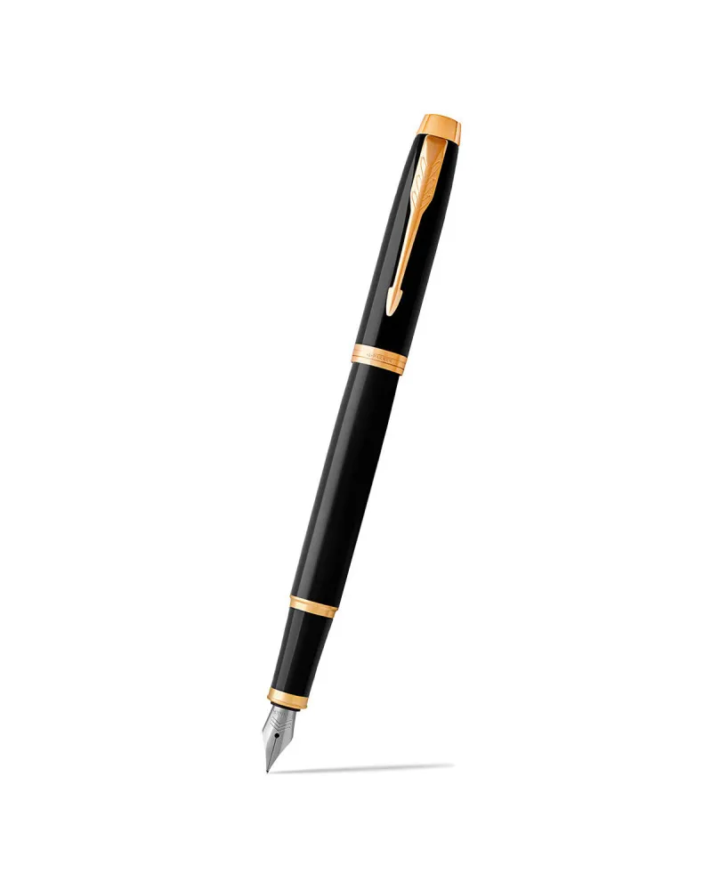 Zestaw Prezentowy Długopis + Pióro Parker IM Czarny GT + Naszyjnik koniczyna (1931666/41)