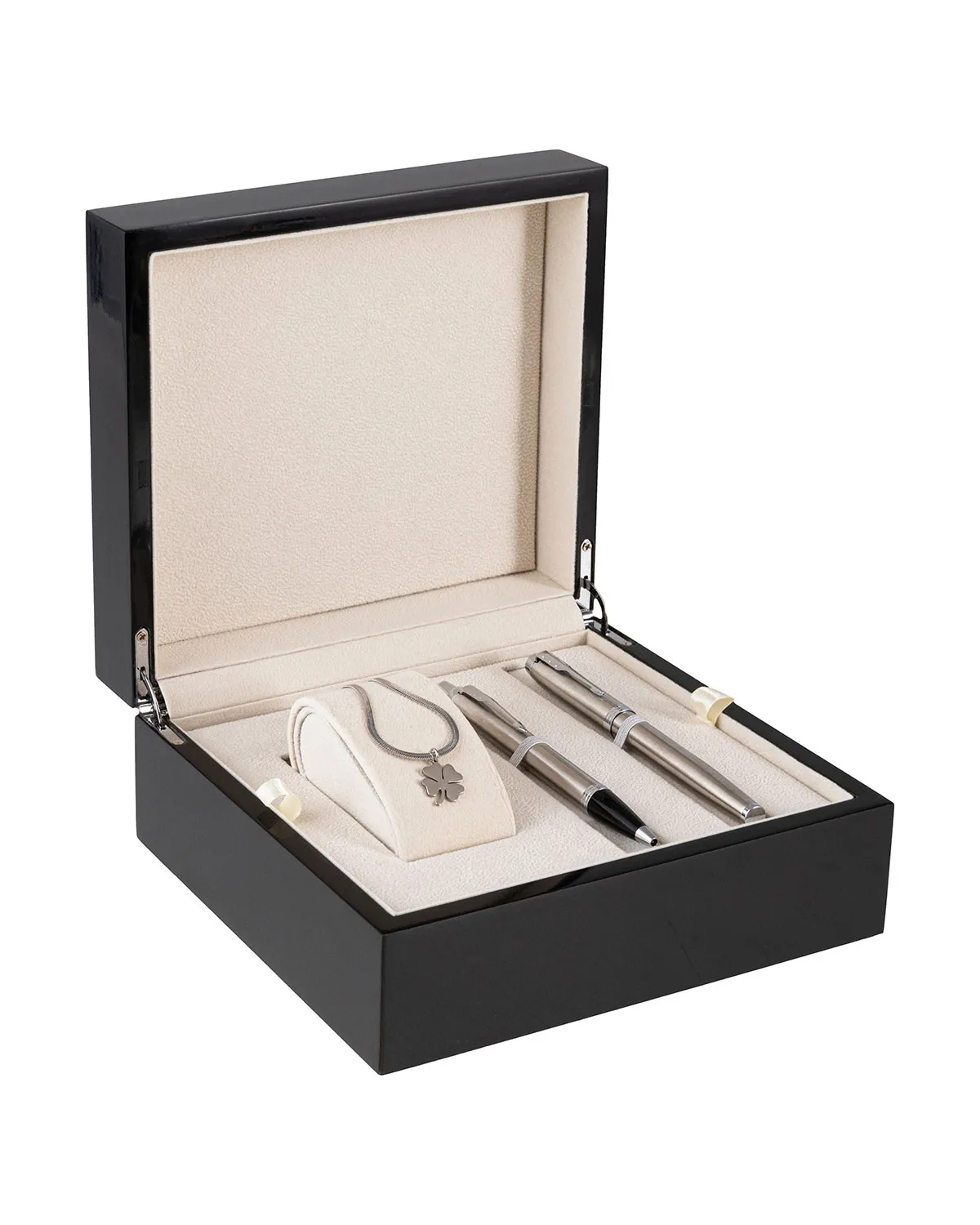 Zestaw Prezentowy Długopis + Pióro Parker IM CT + Naszyjnik koniczyna (2143631/23)