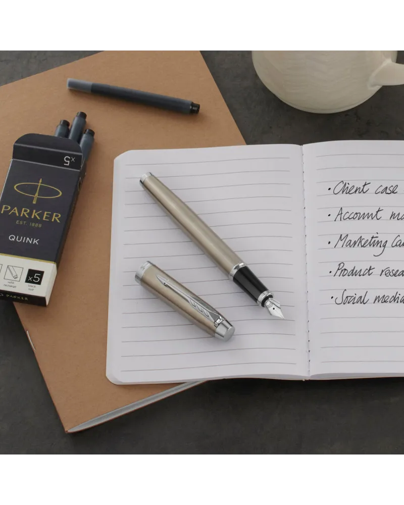 Zestaw Prezentowy Długopis + Pióro Parker IM CT + Naszyjnik koniczyna (2143631/23)