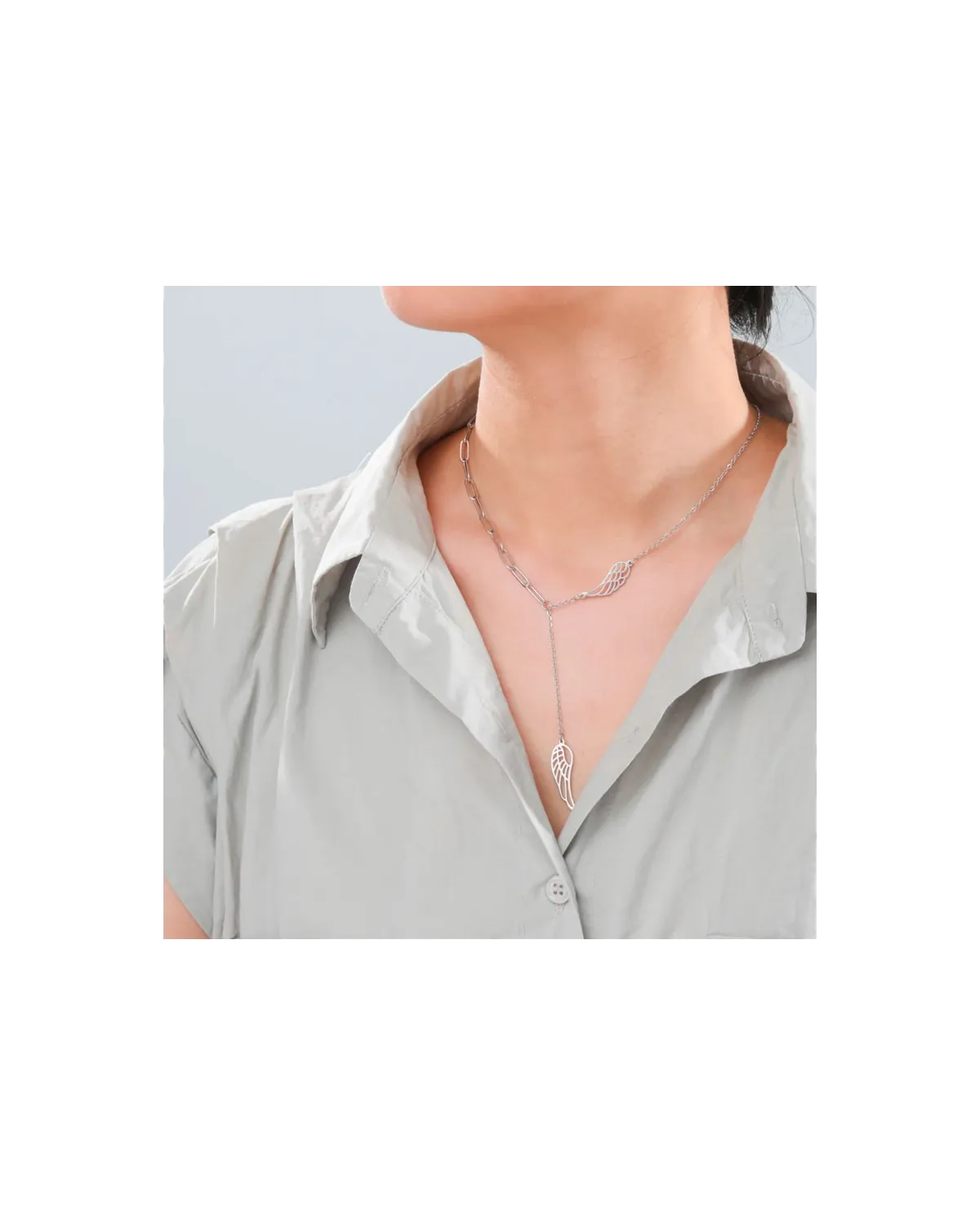 Zestaw Prezentowy Długopis + Pióro Parker IM CT + Naszyjnik skrzydła anioła (2143631/25)