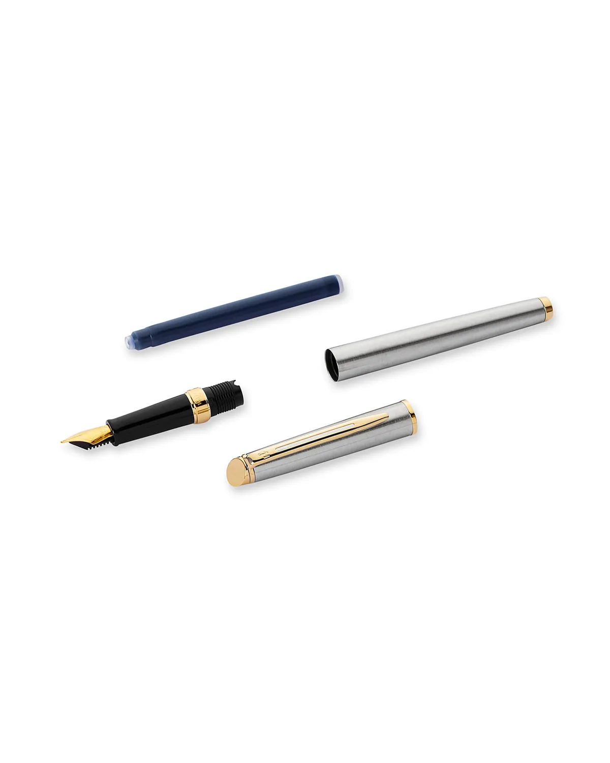 Zestaw Waterman pi&oacute;ro + długopis Hemisphere stalowe GT (KPLH002)