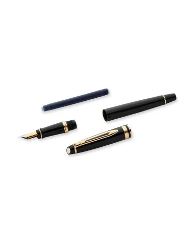 Zestaw Pióro Waterman Expert czarne GT z grawerem