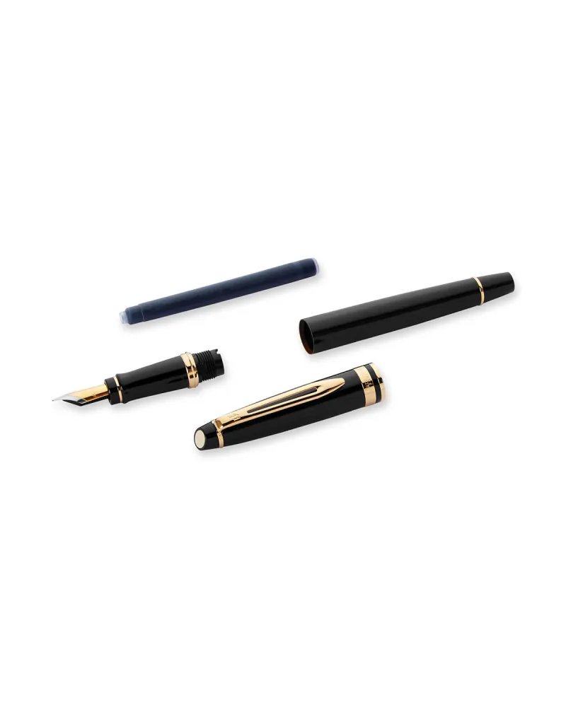 Zestaw Pióro Waterman Expert czarne GT z grawerem